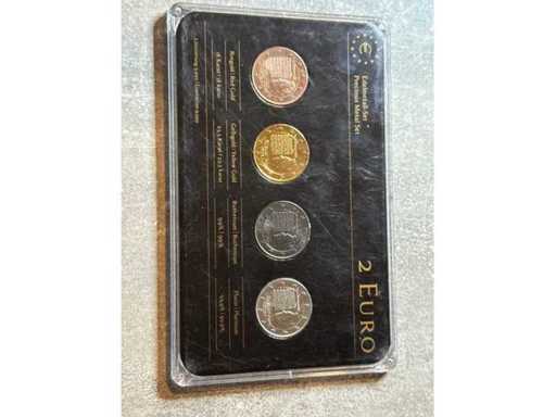 2€ Edelmetallset Luxemburg 2013