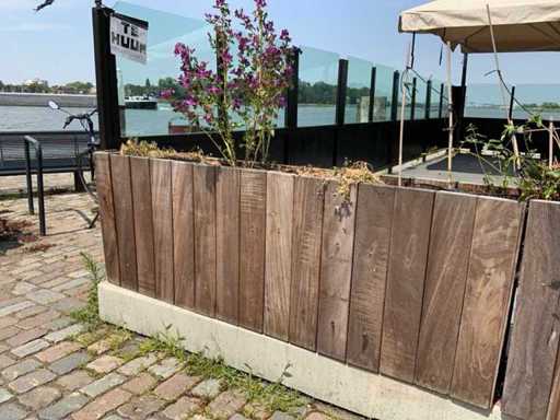 Set di balaustra Banky Rai 12,5m1 per cassette di fiori