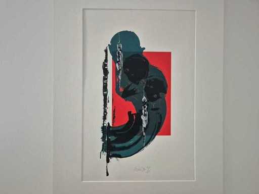 Inconnu - Sérigraphie - 80 x 60 cm.