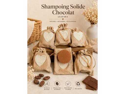 Juego de 36 champús sólidos - Scenteur Chocolat – Sobres individuales