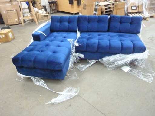 Canapé d'angle + méridienne 