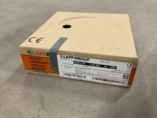 Lapp-Kabel H05V-K 1x0,50mm² Box mit 100m Installationsdraht (2x)