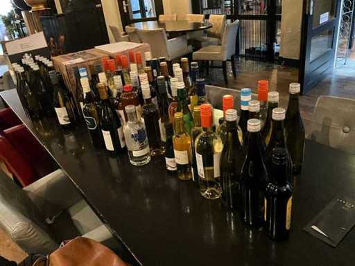 Party of wine and beer