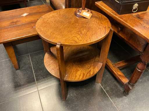 Bijzettafel + schemerlamp