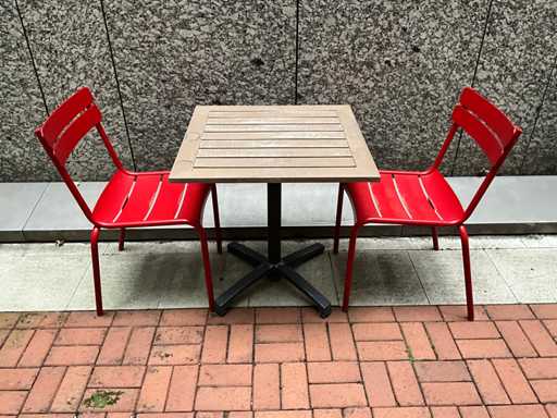 Fermob - Luxembourg - Aluminium terrasstoel (6x)