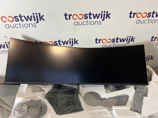 Dyson stick aspirateur V12 Slim Absolute + Samsung LS49C950UAU - Moniteur ultra-large incurvé 