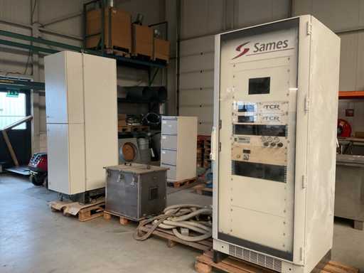 Skrzynki sterujące Sames z bębnem prochu