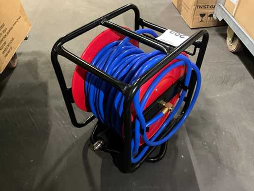 TopGear - Moulinet de tuyau d’air sur support pivotant 30 m