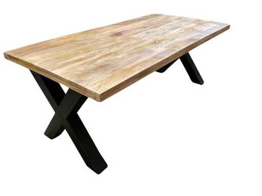Table à manger en bois de mangue Xpoot Mahom 180x100