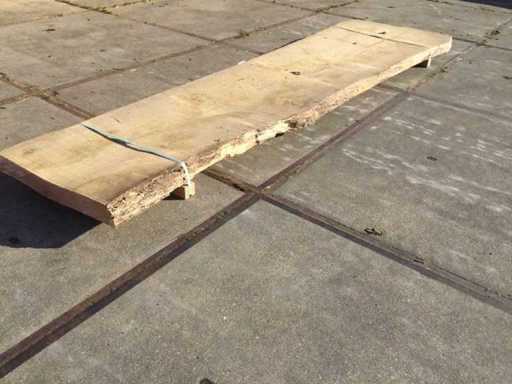 Boomstam Tafelblad eiken 4100x870x90mm