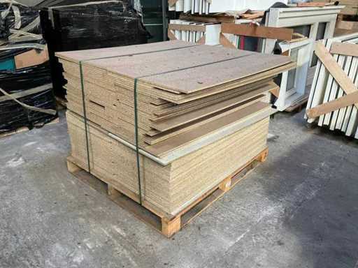 Spaanplaat 70m2