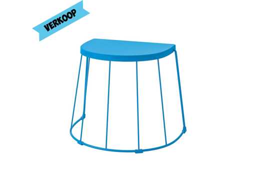 Table basse/tabouret bleu (20x)