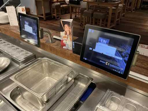 Poindus/Durapos - Registratore di cassa touchscreen (2x) con stampante per ricevute