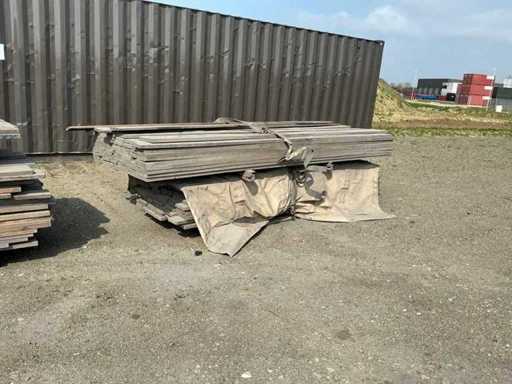 Lotto di assi di legno duro