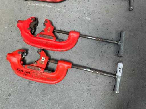 Ridgid No 4-8 Heavy Duty Pipe Cutter (2x)