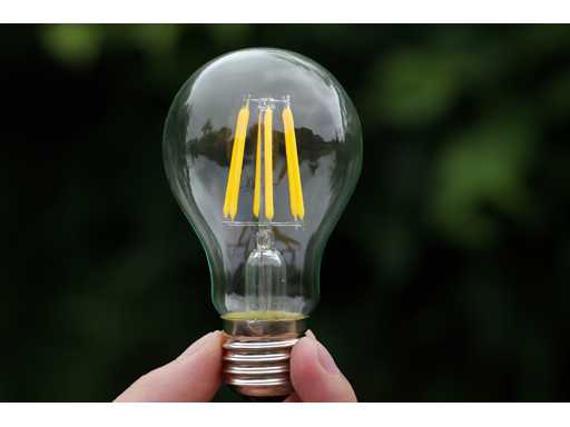 Filament Lamp A60 – 6W – E27 – Dimbaar – 2700K – 500 lm – IP20 – Binnen (x25)