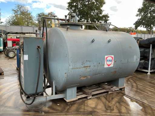 Dieselopslagtank met pompunit