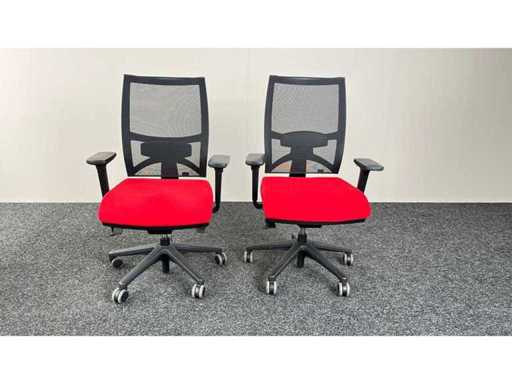 SITLAND - Chaise de bureau (4x)