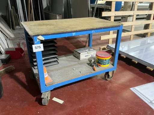 Verrijdbare werktafel