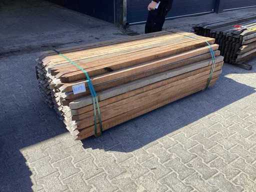 Azobè Hardhouten paal 50x50x2000mm (179x)