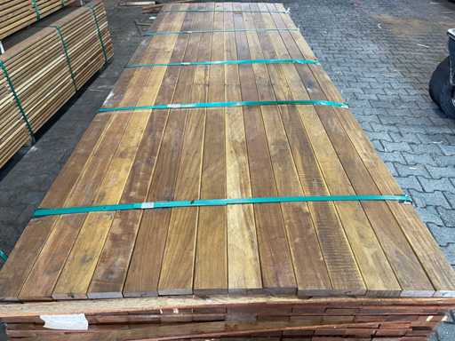 Listwy Gujana Ipé strugane 1250-1550x70x21mm (134x)
