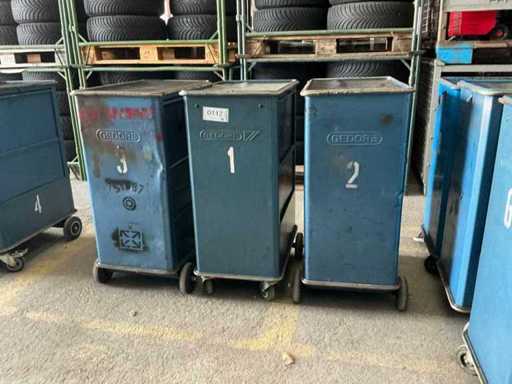 Gedore Gereedschapswagens (3x)