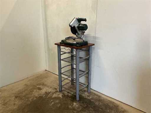 Scie circulaire Meister Craft MGS 800 à découpe transversale sur châssis