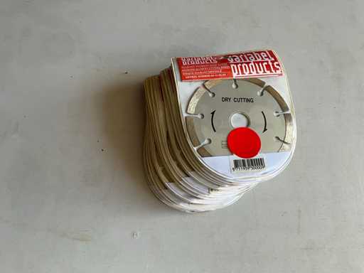 Lot of 10 diamond discs – Dry Cutting