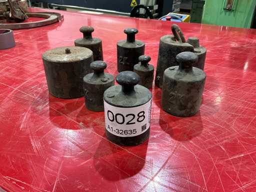 Old weighing weights