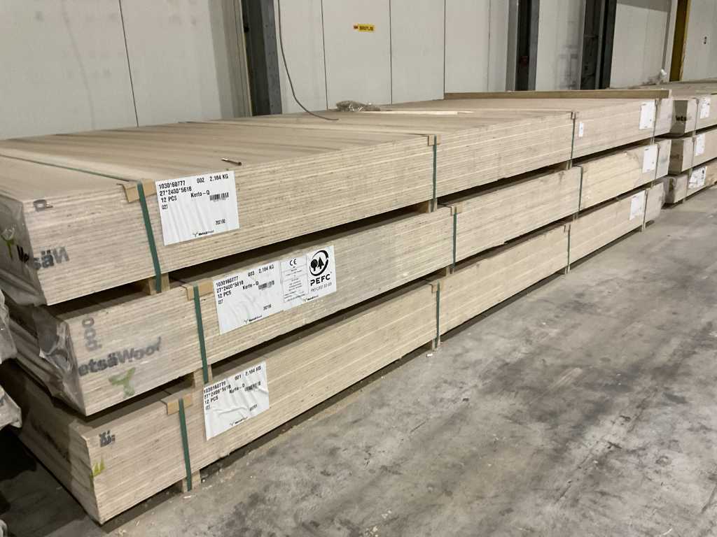 Metsä Wood Kerto-Q LVL wood slabs (36x)