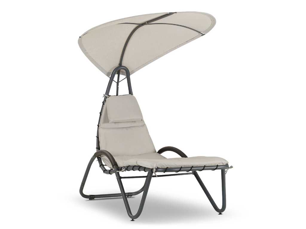 Leco - Lisa - Chaise longue de jardin avec toit