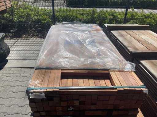 Angelim Pedra Planed Posts 1550-2150x45x45mm (121x)