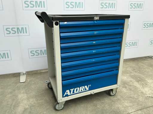 Maple 7 Drawer Tool Trolley