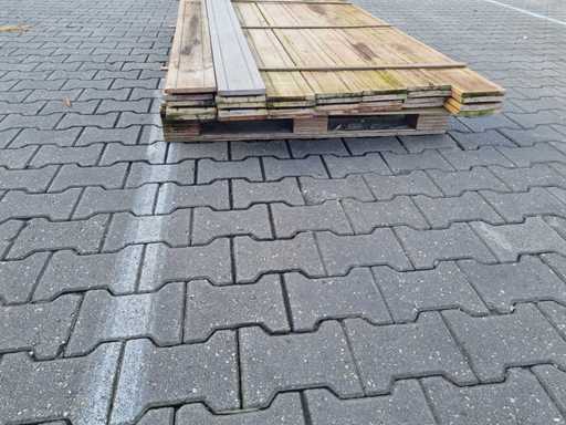 Hartholz Zaundiele (30x)