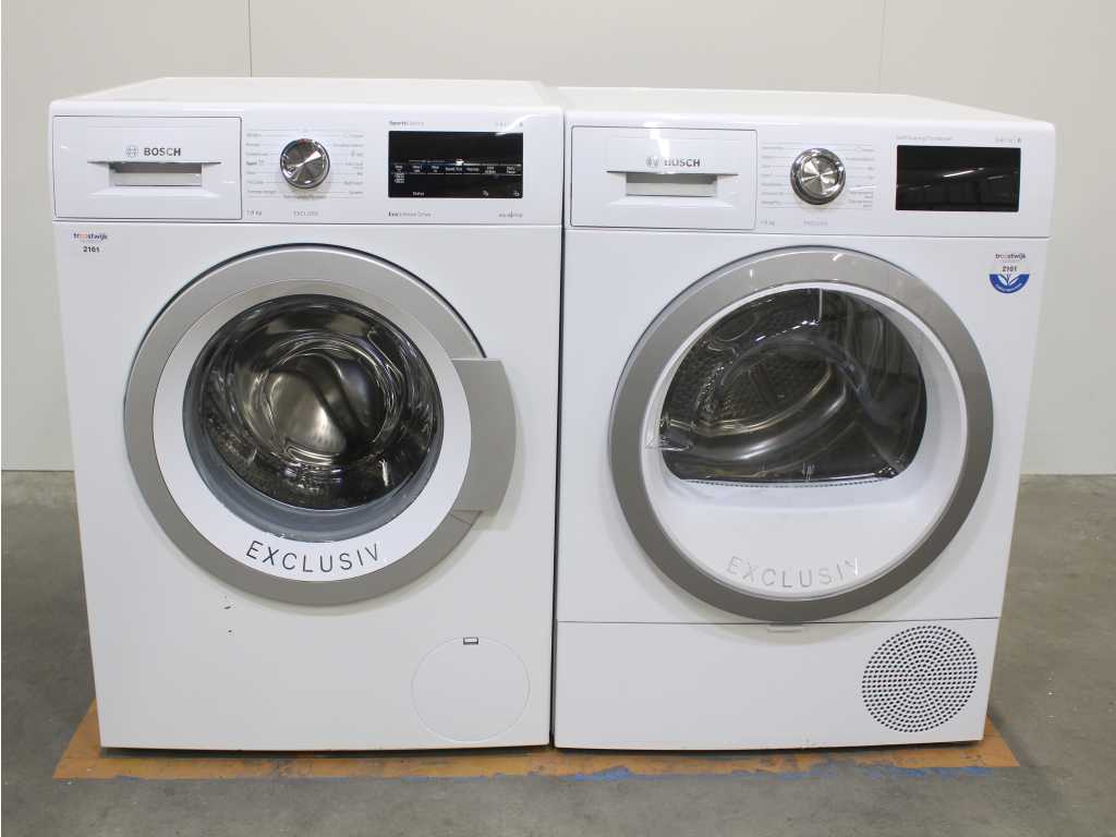 Bosch Series|6 SportsEdition EcoSilence Drive Exclusiv Washing Machine & Bosch Series|6 Exclusiv Dryer