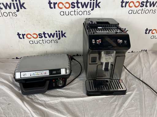 De'Longhi Eletta Explore Volledig automatisch Koffiemachine | TEFAL GC461B SUPER GRILL XL RVS
