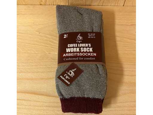 Coffee Lovers Work Socks 2-pack (450x)