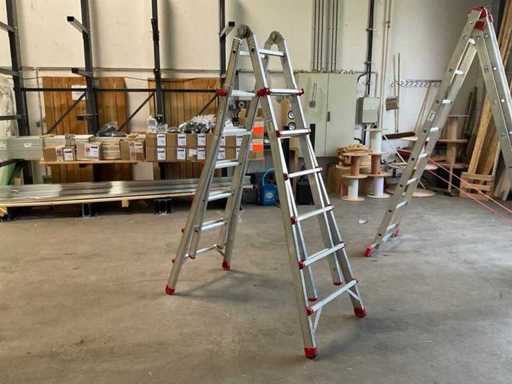 Échelle télescopique professionnelle en aluminium WÜRTH