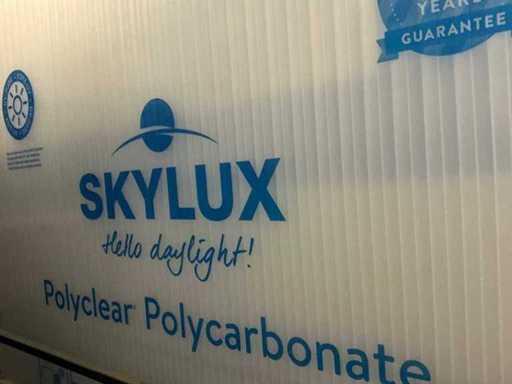 Skylux polycarbonate sheets (7x) (22,05 m²)