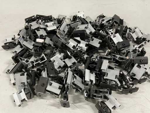 Van Der Valk – Aluminium-Mittelklemmprofil 28-50 schwarz (100x)