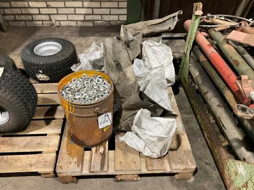 Rad-Muttern und konische Federscheiben