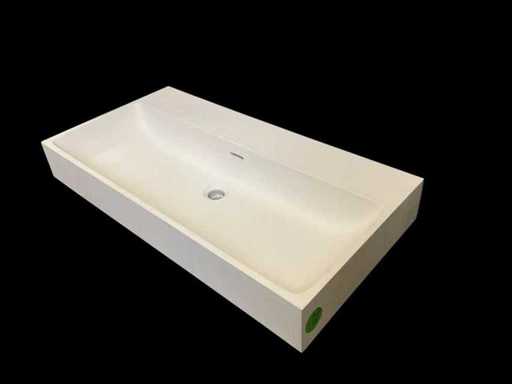 Festkörper-Spülbecken 90x46 cm