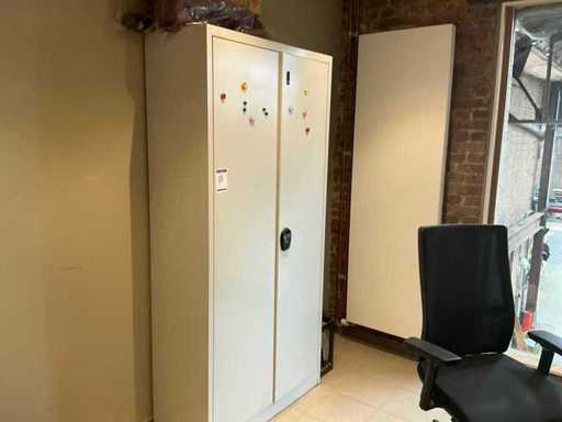 2-Door Metal File Cabinet