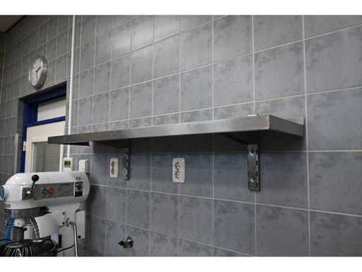 Étagère murale en acier inoxydable