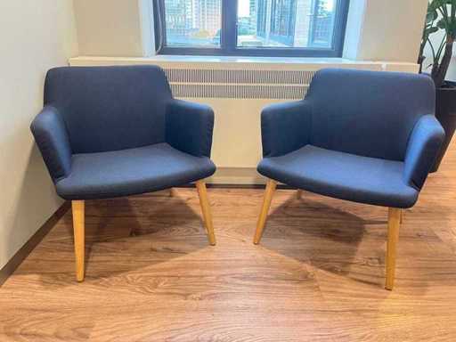 Bolia C3 – fotel 2x design – granatowy