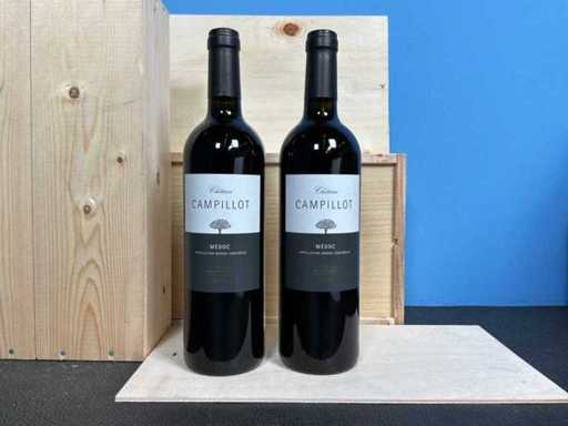 Chateau Campillot Médoc Vino rosso 2019 (12 volte)