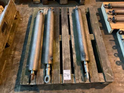 Opklapcilinder bouwlandinjecteur (3x)