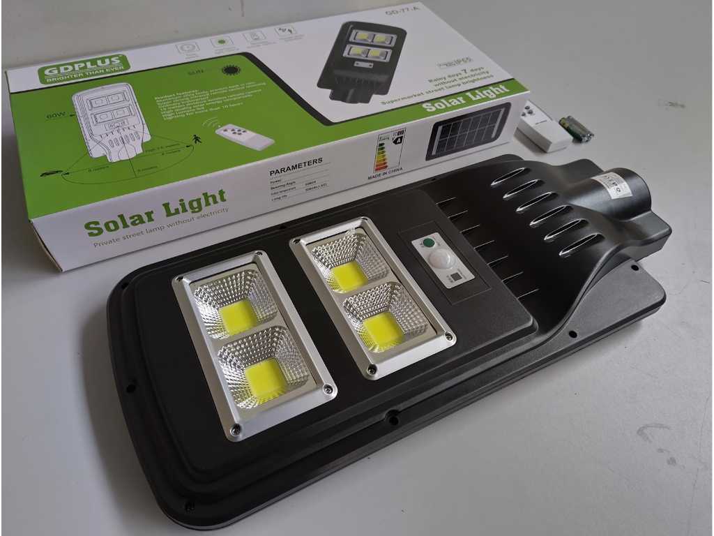 2x LED Solar Streetlight 60 watt
