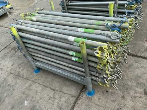 Thiel - Court-circuit système - Court-circuit coulissant tubulaire d’échafaudage (100x)