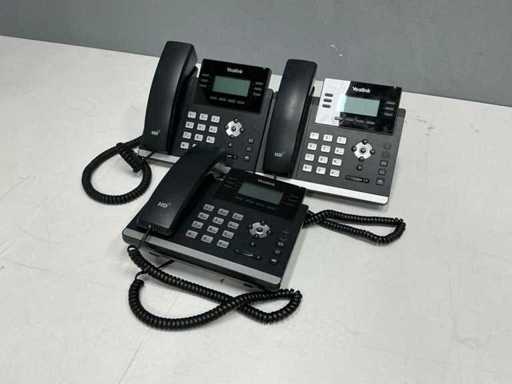 Yealink - SIP-T42U - Kantoor Telefoon (3x)